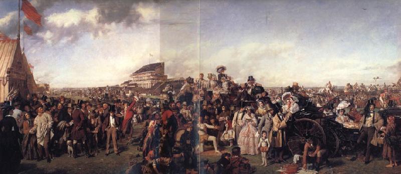 William Powell  Frith Derby Day oil painting picture